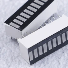 2 шт. 10 сегментный полноцветный светодиодный светильник-барграф интегральные схемы дисплей модуль ультра яркий красный желтый зеленый синий