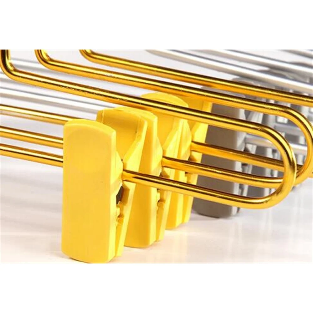 Golden Silver Aluminium Alloy Trousers Rack Wedding Photography Costume Props Metal Non-slip Coat Hanger Holder Rack Coat Racks