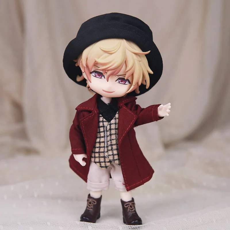 3 шт. Obitsu11 OB11 GSC 1/12BJD Кукла Одежда красный костюм униформа пальто+ брюки+ жилет 4 цвета красивые аксессуары для кукол