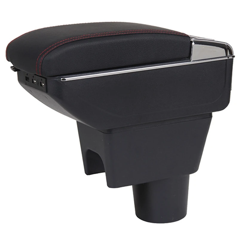 

For Renault Duster Armrest Box Central Store Content Box Cup Holder Ashtray Interior Car-Styling Decoration Accessories