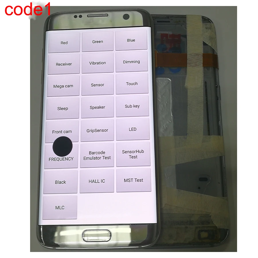 JpFix для samsung S7edge G935A изогнутый экран в сборе с рамкой и точкой взрыва изогнутый экран в сборе