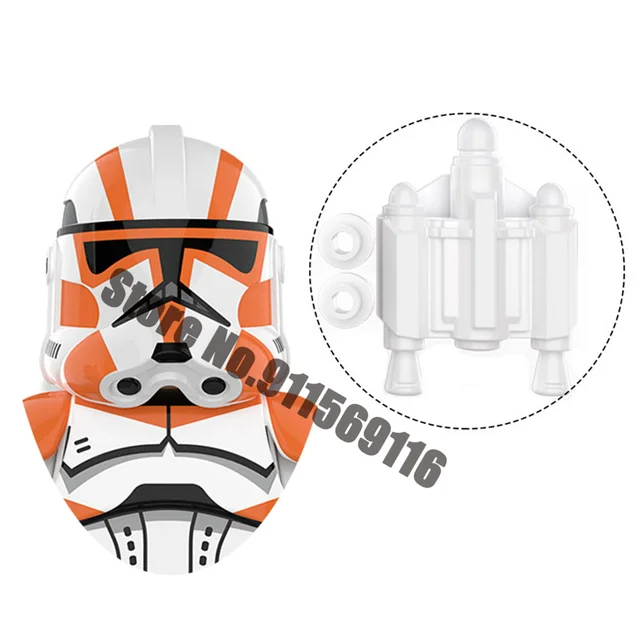 501st Clone Trooper Building Blocks Republic Commando Force 99 Hunter Crosshair Wrecker Echo Cody Rex Star Brick Figure Wars Toy D-XP327