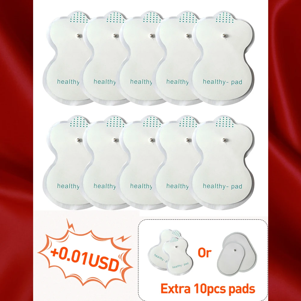

50/100pcs Electrodes for Myostimulator Physiotherapy Therapy Machine Patches Slimming Massager Adhesive Gel Pads Loss Weight