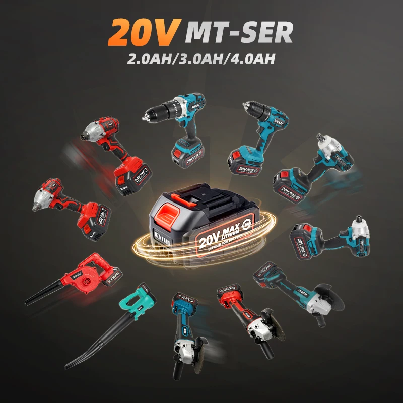 WOSAI MT Series 20 в Беспроводная электрическая отвертка Бесщеточный ударный ключ