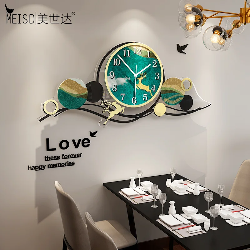

MEISD Modern Design Clocks Large Quality Acrylic Wall Watch New Decorative Art Home Decor Quartz Silent Horloge Free Shipping