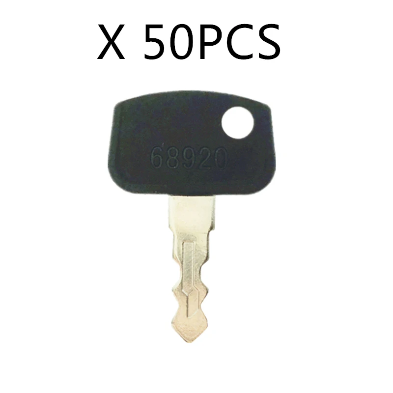 

50 Pcs 68920 Ignition Key For Kubota Compact Tractor Excavator BX25 B26 BX2360 KB-151 KH-191 PL501-68920