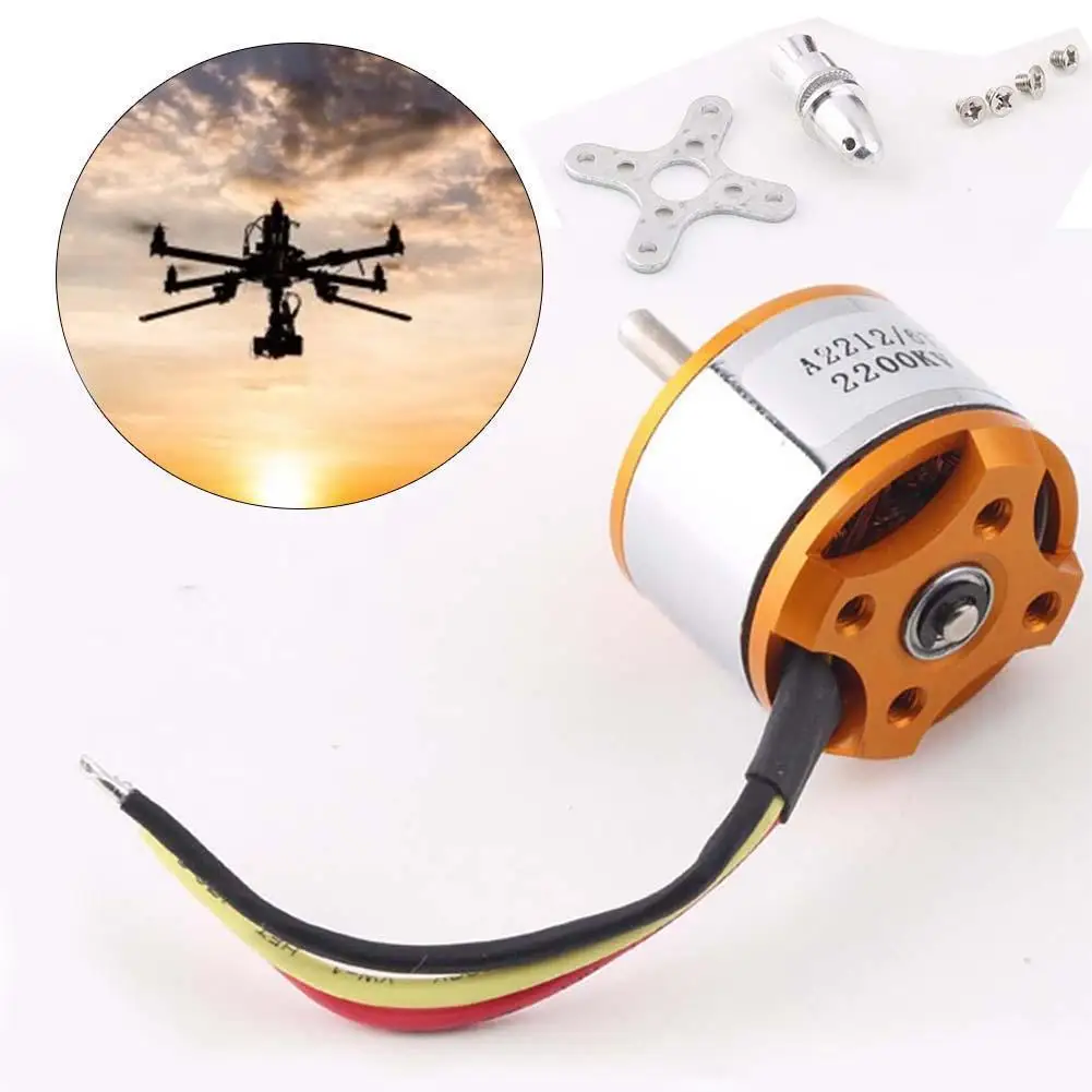 RCtown RC 2212/2200KV бесщеточный двигатель для радиоуправляемого самолета вертолета