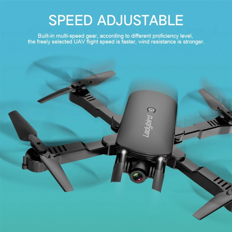 Управление жестами селфи Радиоуправляемый Дрон WIFI FPV 4K HD Двойная камера