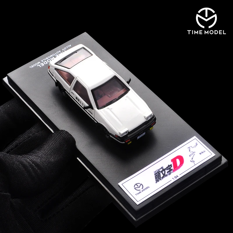 Time Model 1:64 Toyota  Levin AE86 INITIAL D Diecast Model Car Diecast Metal Toys Birthday Gift For Kids Boy Collection model 9