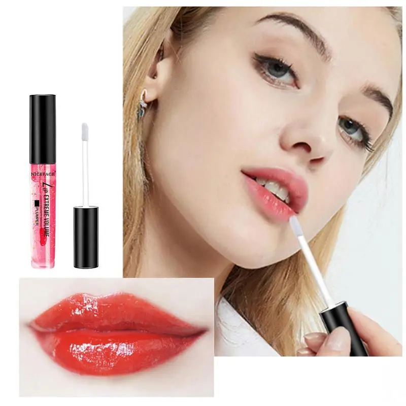 Lip Plumper Mineral Oil Vitamin E Moisturizing Plumping Lip Gloss Lip Extreme Volume Essence Nutritious Lips Enhancer Serum
