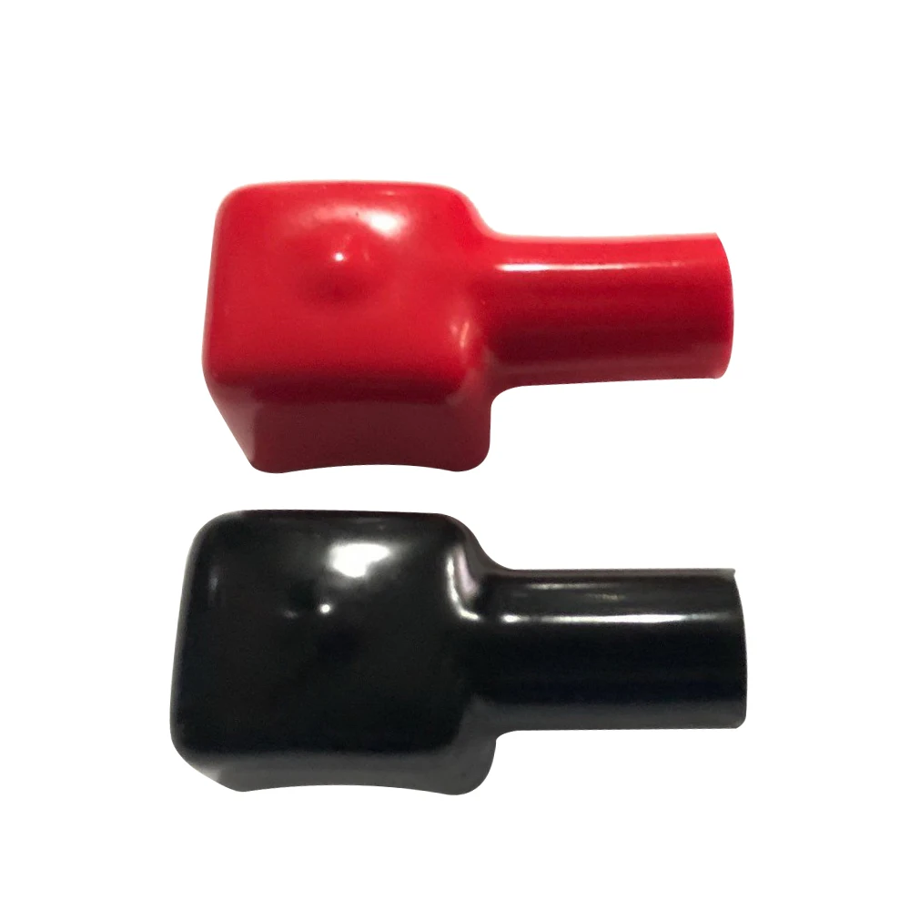 KKMOON 1 пара клеммных батарей крышки морские клеммные ботинки красный и черный положительный и отрицательный 192681 192682