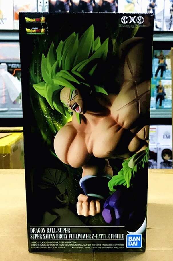 Японское аниме Оригинал Banpresto Z-BATTLE фигурка коллекция фигурка-Супер SAIYAN BROLY FULLPOWER