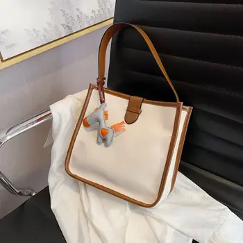 

Youda Winter Shoulder Bags Women 2020 Retro Canvas Large Capacity Underarm Handbag Tot Book Pack for Girl Designer Luxury