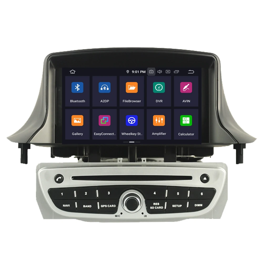 Автомобильный dvd-плеер для Renault Megane III 3 Fluence Octa Core Android 9,0 Авторадио Стерео gps навигация Мультимедийная система