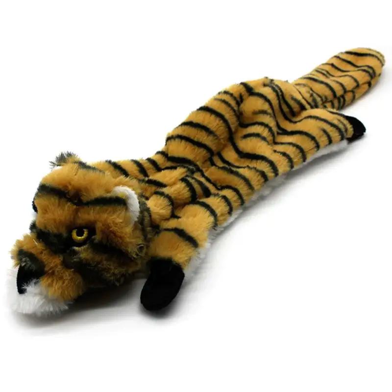 Игрушки в форме животных подарочный набор большой/маленький не плюшевый тигр Фокс хонкинг белка для жевательная игрушка для собак пищалка Собака Игрушка-волк - Цвет: Big Tiger