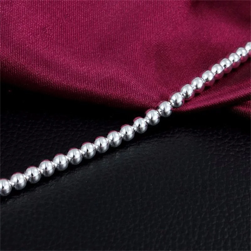 YHAMNI, классический браслет для влюбленных,, 925, серебряный браслет для мужчин и женщин, 925 серебро, модное ювелирное изделие с S925 штампом, браслет с шармом YB028