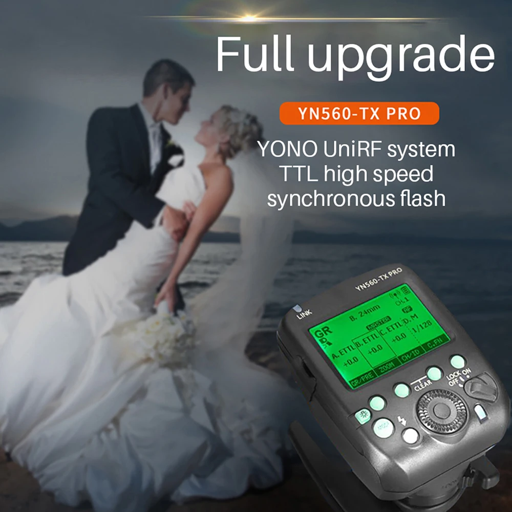 

YONGNUO YN560TX PRO Manual Flash Controller Speedlite Wireless Trigger W TTL High Speed Synchronous Flash for Canon DSLR Camera
