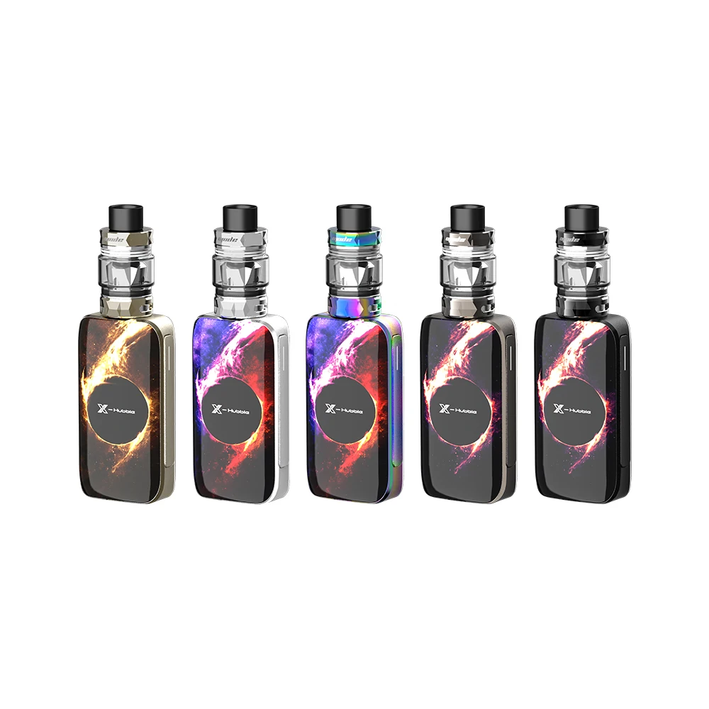  1 Vaptio X-Hubble Apolo Vape Kit 220W TCR Mod Temperature Control 5.0ml Tank Box Mod Electronic Cig
