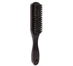 Деревянная ручка кабан щётка для чистки кисти парикмахерских Для мужчин борода Щетка антистатическая для парикмахерских Укладка волос