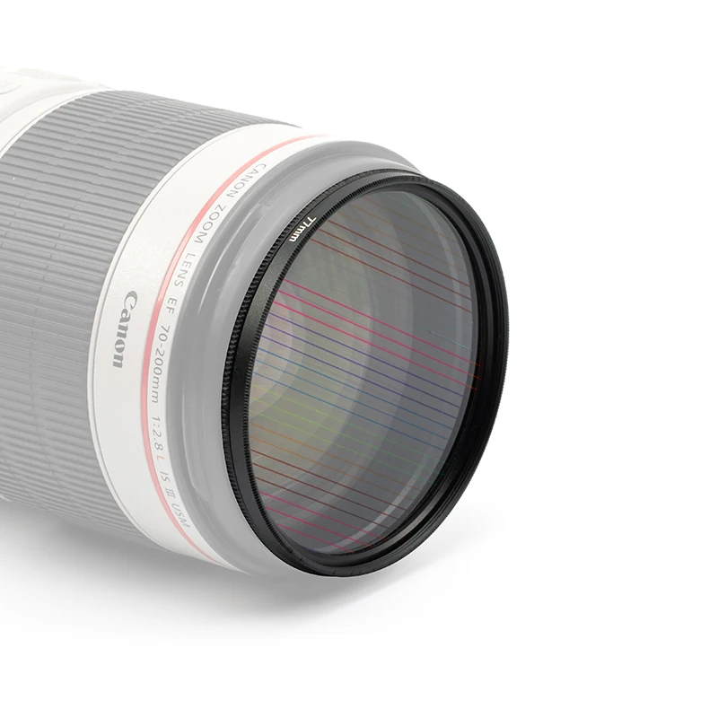 Sheji Rainbow Blue Streak Filter Flare Camera Lens uv filter camera lens filter photography filter color filter prism lens filter pinhole lens filter