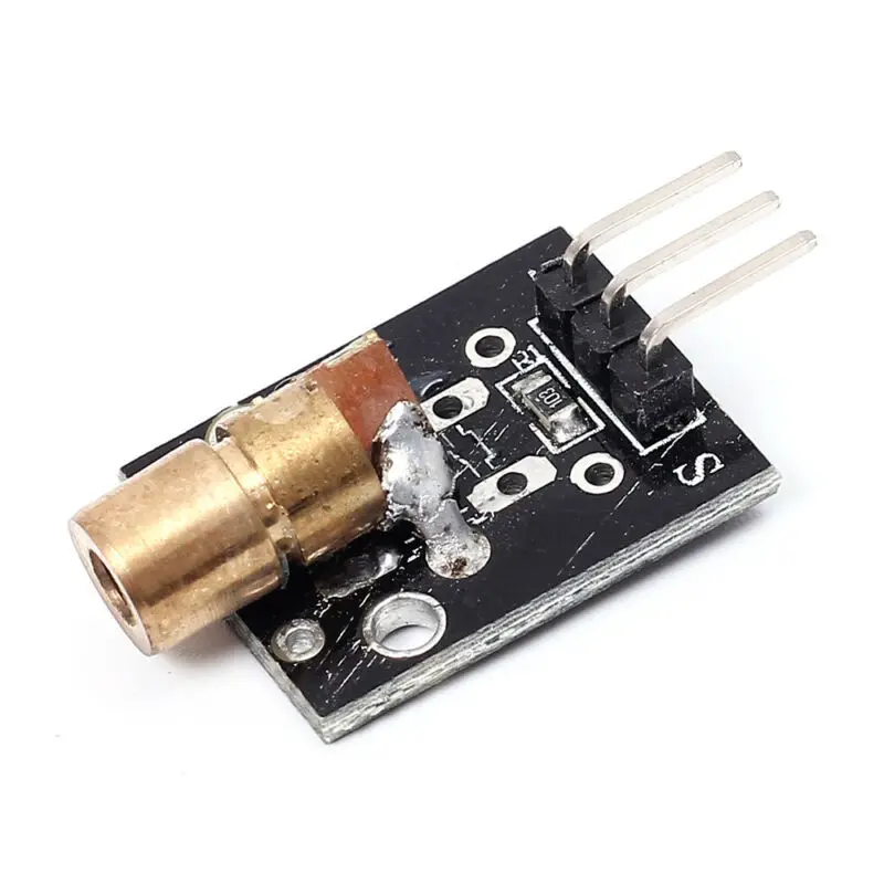 Модуль лазерного датчика с KY-008 передатчиком для платы Arduino AVR 5В 650 нм - AliExpress Mobile