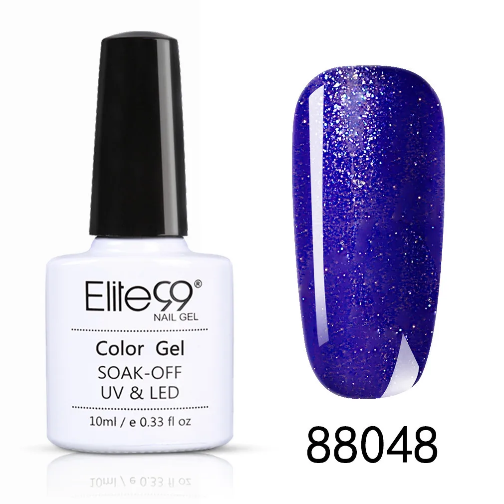 88048 Elite99 10ml Changeable Gel Nail Polish Marble Halo Effect Nail Art Design Gel Lacquer Long Lasting UV Nails Gel Varnish Polish - Цвет: 88048