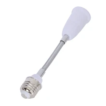 E27 to E27 flexible extension of goose neck bulb socket Adapter 16cm / 6.3inch