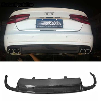 

A4 B8.5 S4 Style Carbon Fiber Rear Bumper Lip Diffuser for Audi A4 Standard Bumper 2013-2016 Car Styling
