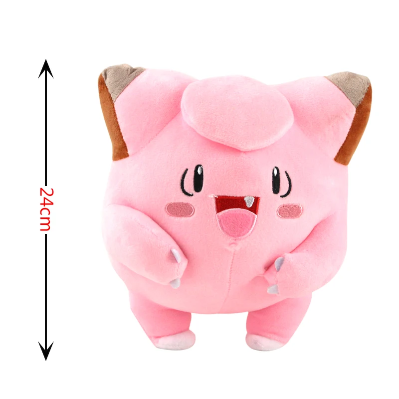 24 см милые Clefairy плюшевые игрушки мягкие Peluche мультфильм аниме куклы лучшие подарки