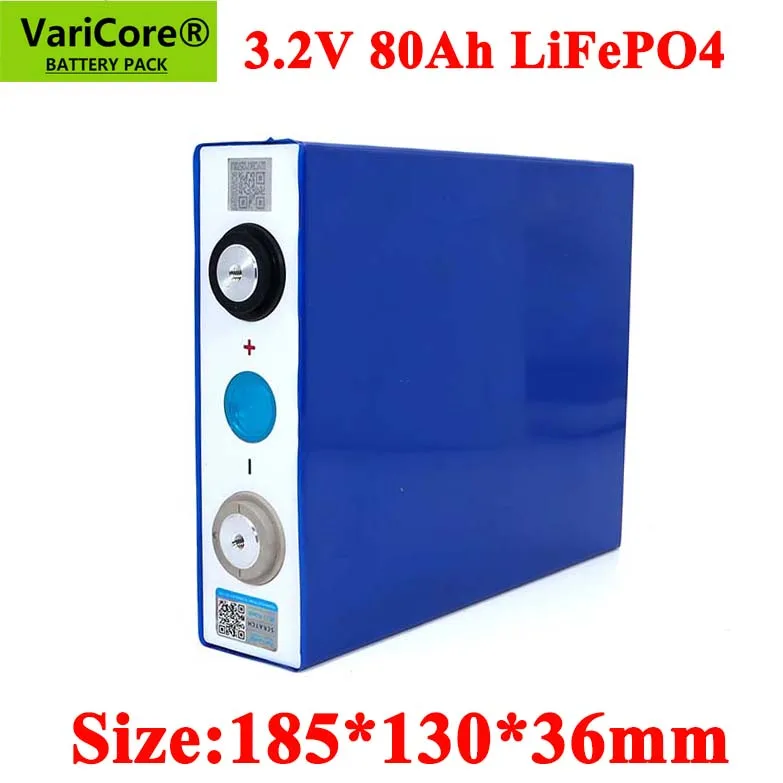 1 шт. 3 2 V 80Ah LiFePO4 аккумулятор литий-железо-phospha 80000 мА/ч 12V 24V 240A мотоцикл