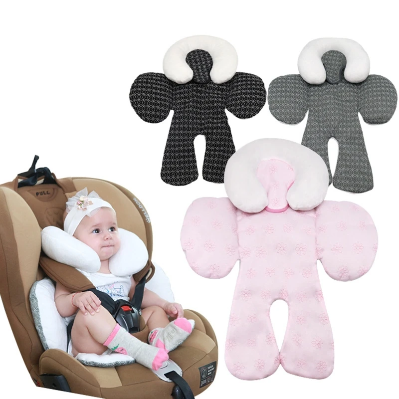 

2020 New Baby Stroller Cushion Infant Pram Seat Cover Mat Neck Protection Head Support Pushchair Accessories Wholesale