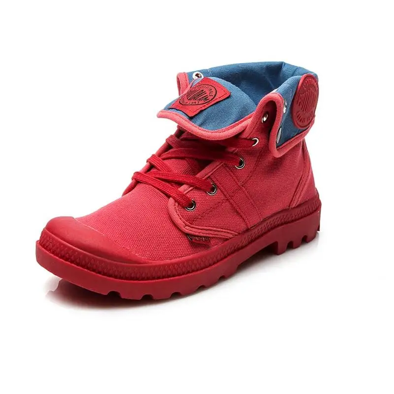 Сапоги женские ботильоны парусиновая обувь Для женщин военный мотоцикл для