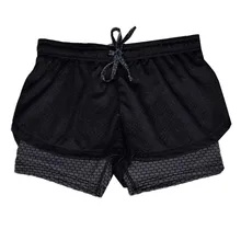 Черные эластичные шорты для йоги, короткие женские летние повседневные леггинсы для тренировок, дышащие женские штаны для занятий фитнесом# LR3