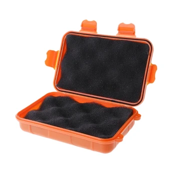 

Outdoor Shockproof Waterproof Tool Box Airtight Case EDC Travel Sealed Container E7CA