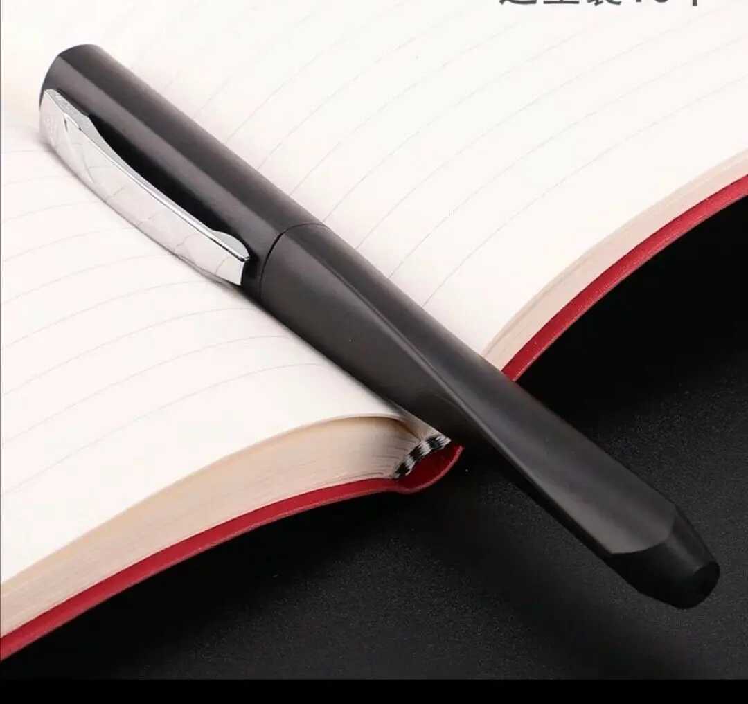 Plastic Black Fountain Pen Twist Pen Ink Pen Converter Pen M Nib Stationery Office school supplies