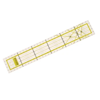 

1Pcs Plastic Rectangle Patchwork Ruler for Sewing Quilting 11.8 x 1.97 inch