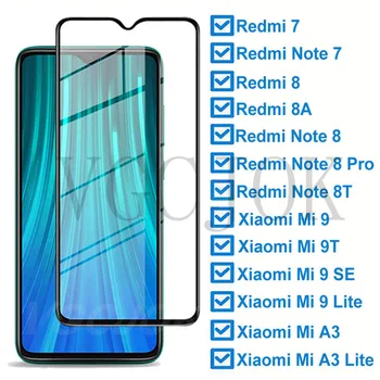 

15D Protective Glass On The For Redmi 7 8 8A Note 7 8 Pro 8T Tempered Screen Protector For Xiaomi Mi 9 SE A3 Lite 9T Glass Film