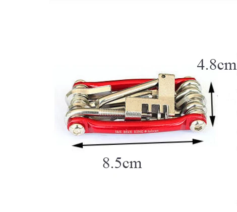 Практичный мини-инструмент для ремонта 11 в 1 Многофункциональный набор инструментов для ремонта велосипедов набор гаечных ключей цепь отвертки принадлежности для резки инструментов