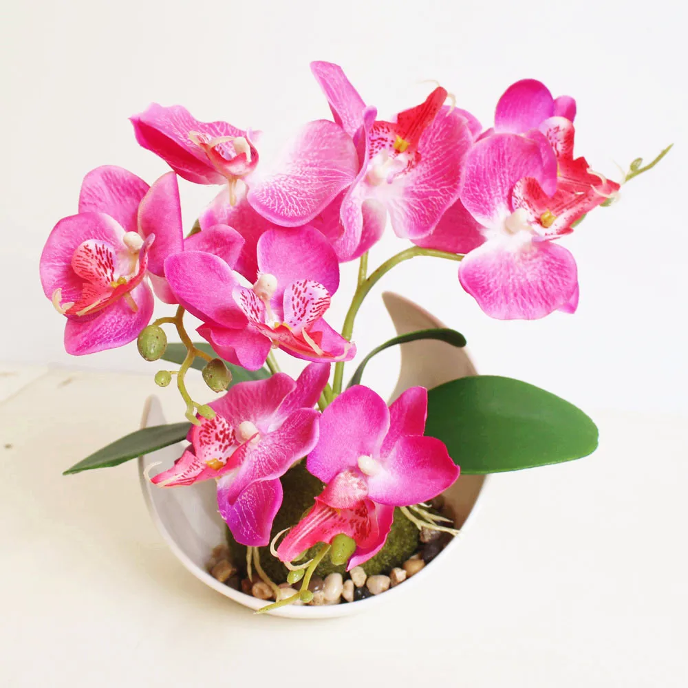 Tridente Phalaenopsis creativo бонсай имитирующая повязка на голову Фабрикант де plantas de Simulation en macetas