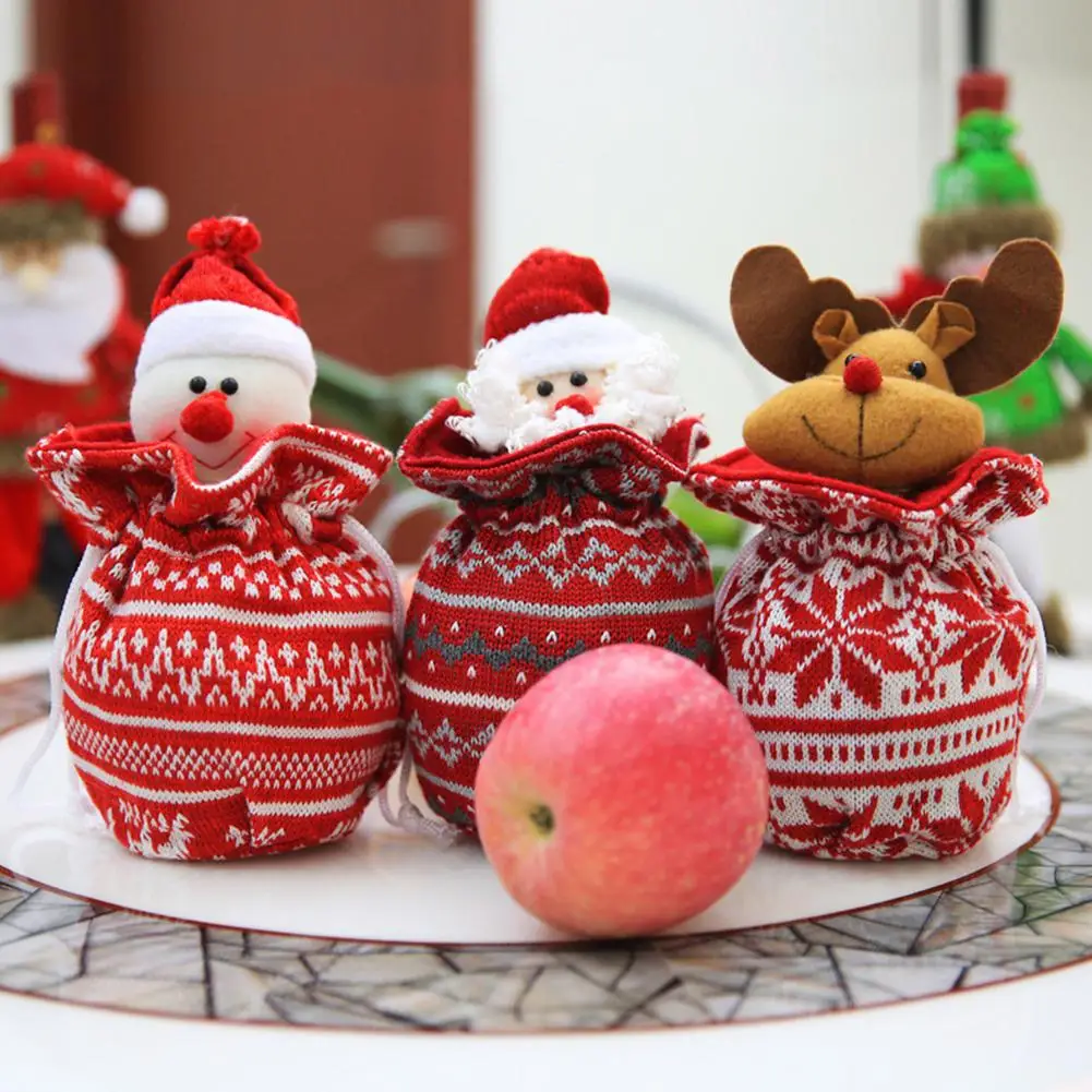 HobbyLane рождественские украшения трехмерная вязаная тканевая кукла сумка для