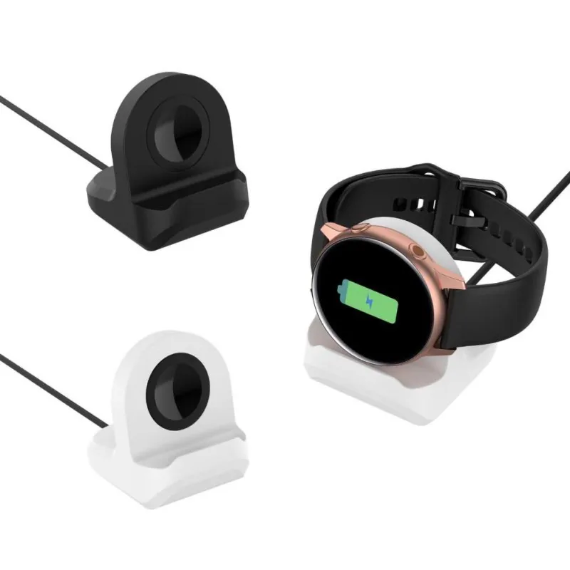 Портативный Smartwatch зарядный док-кабель легкая зарядная станция подставка держатель для samsung Galaxy Watch Active SM-R500