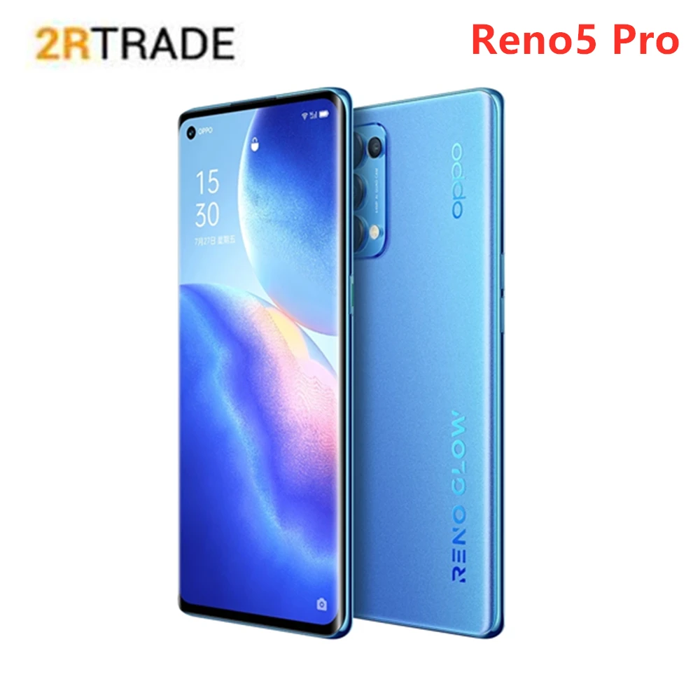 Oppo Reno 5 Pro 5g Smart Phone 6 55 90hz Oled Screen 64 0mp Camera Mtk 1000 4350 Mah Battery 65w Super Charger Cellphones Aliexpress