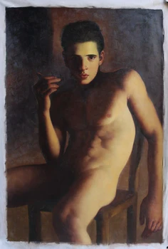 

Artist's High Quality Perfect Hand Painting: Charming Artistic Models, Charming Men of Same Interest