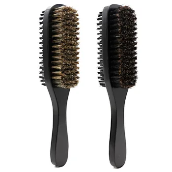 

Handle Bristle Hair Beard double-sided Comb Beard Shaped Comb Beard Template Set G0519