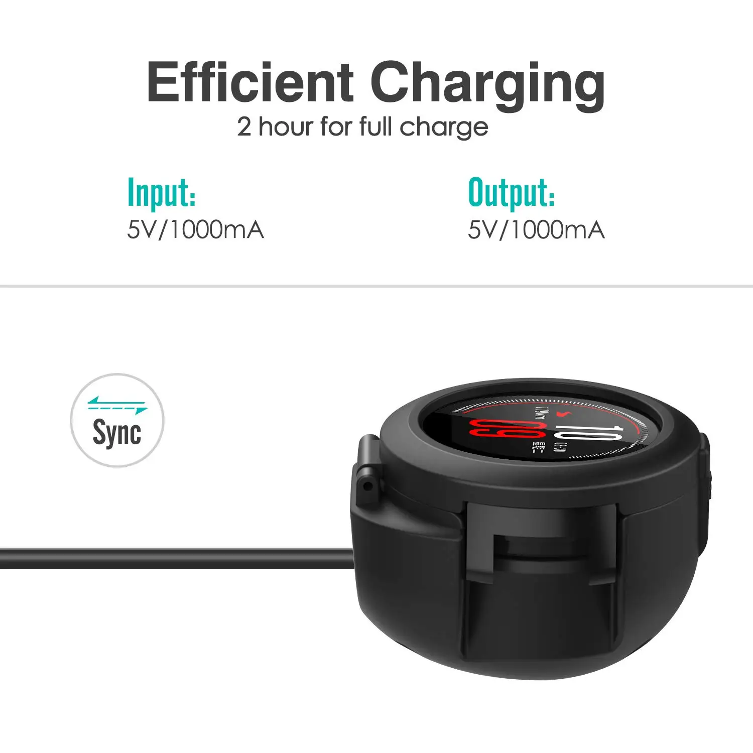 Док станция для зарядного устройства Amazfit Verge A1801 портативная док быстрой