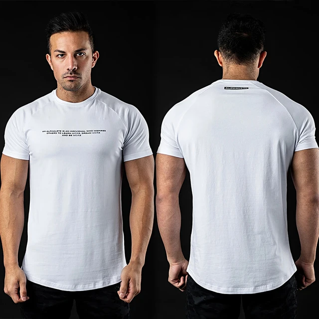 Cotton Printed Men's Workout & Fitness T Shirt Men's Fitness Apparel