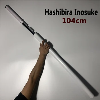 

Hashibira Inosuke Sword Weapon Demon Slayer Kimetsu no Yaiba Cosplay Sword 1:1 Anime Ninja Knife PU toy 104cm