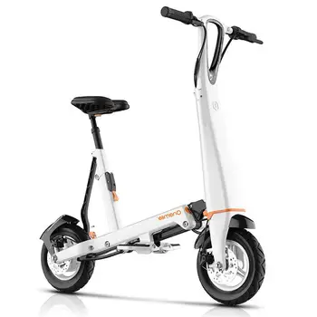 Billige Mini Elektrische Skateboard Roller Halo Stadt 2 Räder Elektrische Fahrrad 250W 36V Falten Elektro-bike