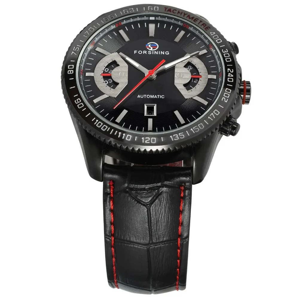 

Forsining Fashion Casual Tourbillon Week Month Automatic Machine Movement