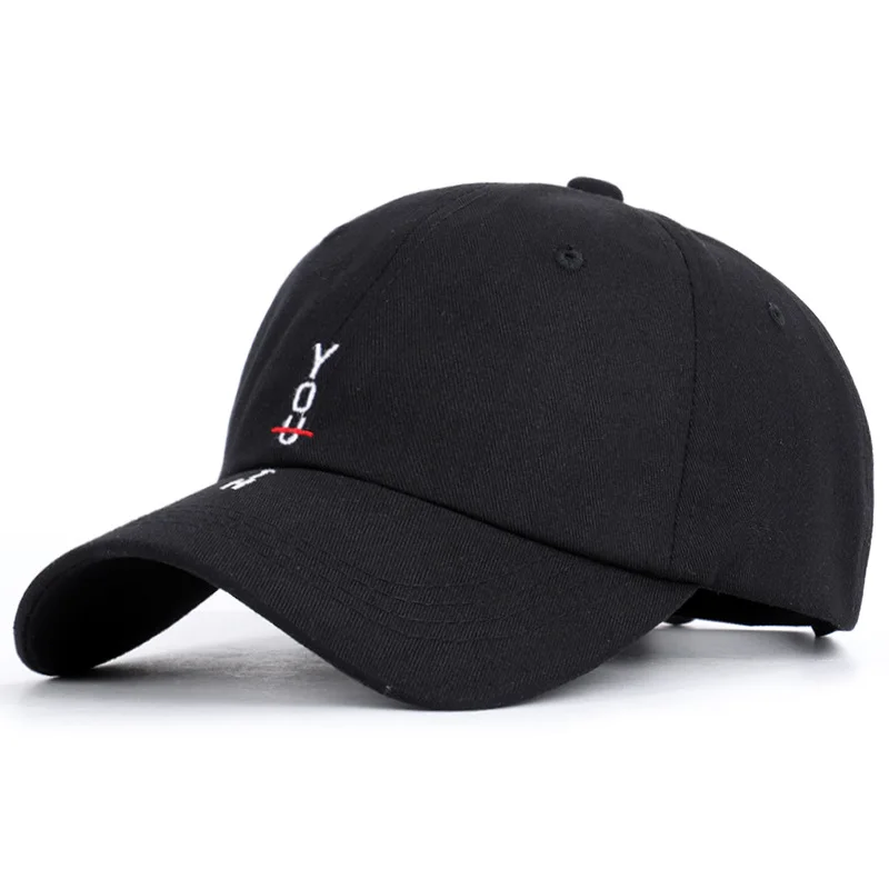 

style 2019 spring han edition taobao contracted cap embroidery letters baseball cap made of pure cotton men and women